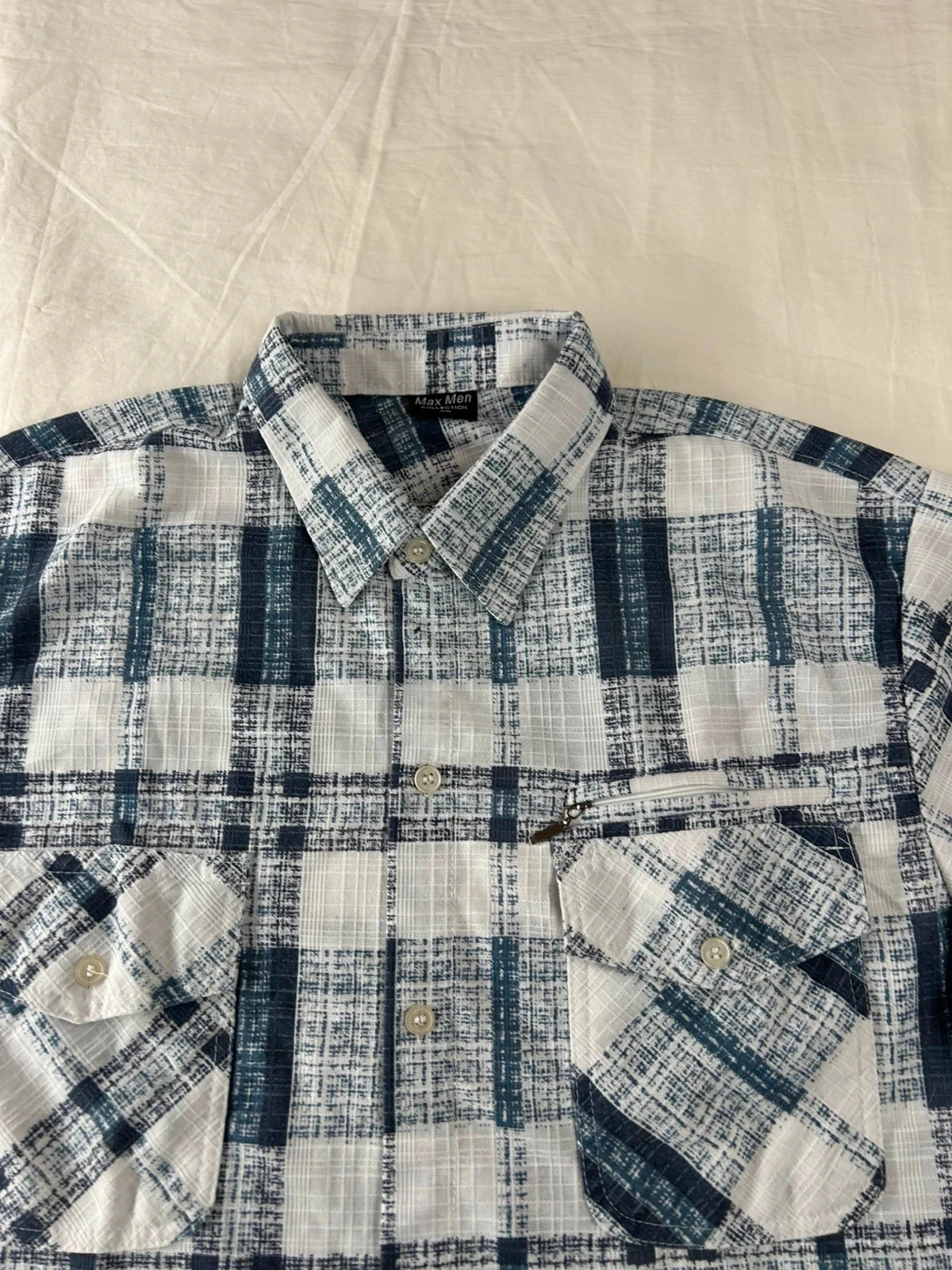 Camisa de manga corta a cuadros Max Men – photo 5